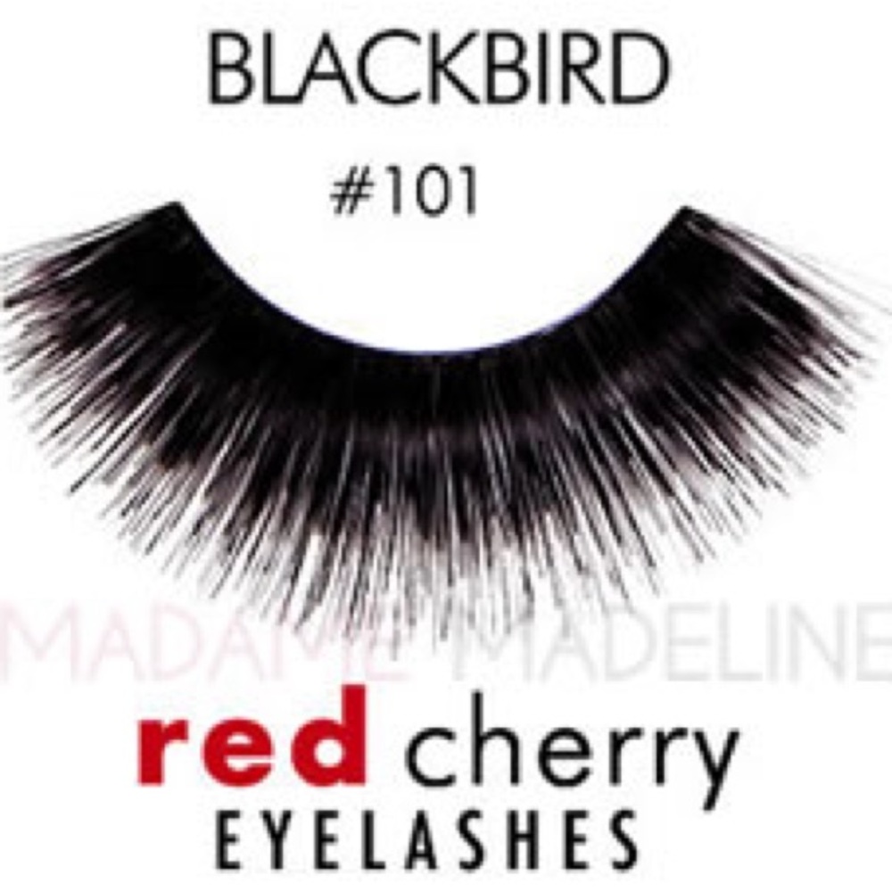 BN 2 Pair Red Cherry Lashes #101 Blackbird
